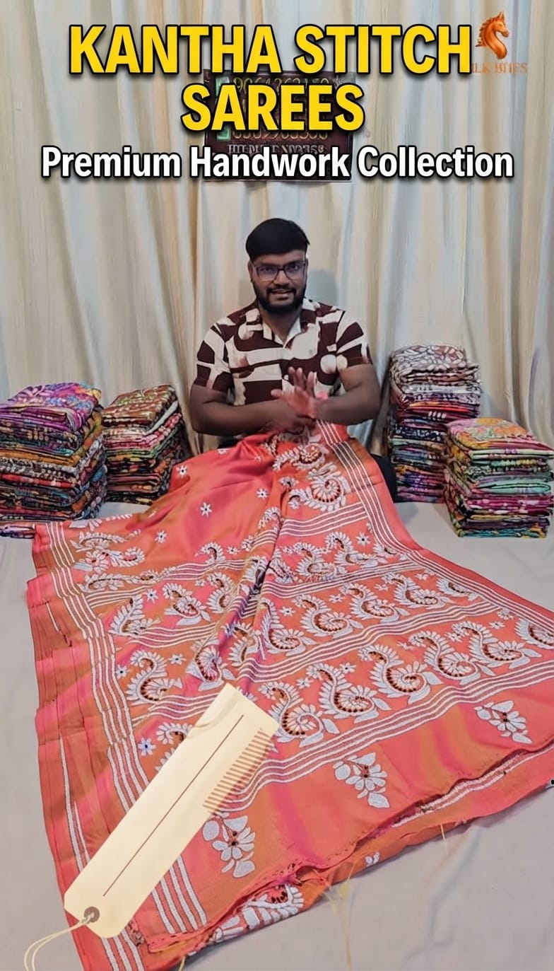 KANTHA STITCH SAREE